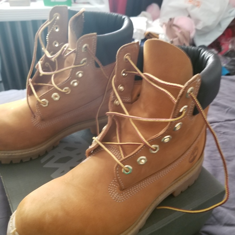 Tan Timberlands